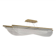 SL6509.223.01 Светильник подвесной ST-Luce Золотистый/Прозрачный LED 1*60W 4000K ФЕЗАЛЕ 500_191_2947934